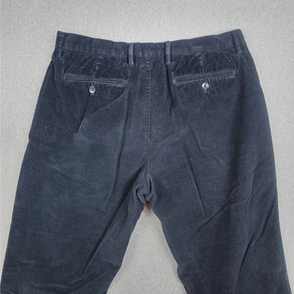 Banana Republic Mens 32x34 Navy Blue Vintage Straight Fit Corduroy Pants - Picture 6 of 13